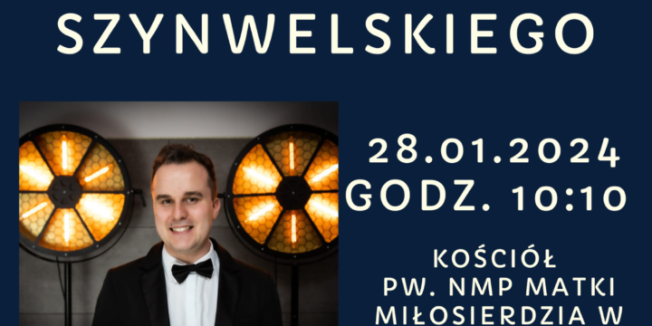 Koncert Kolęd i Pastorałek w wykonaniu Patryka Szynwelskiego