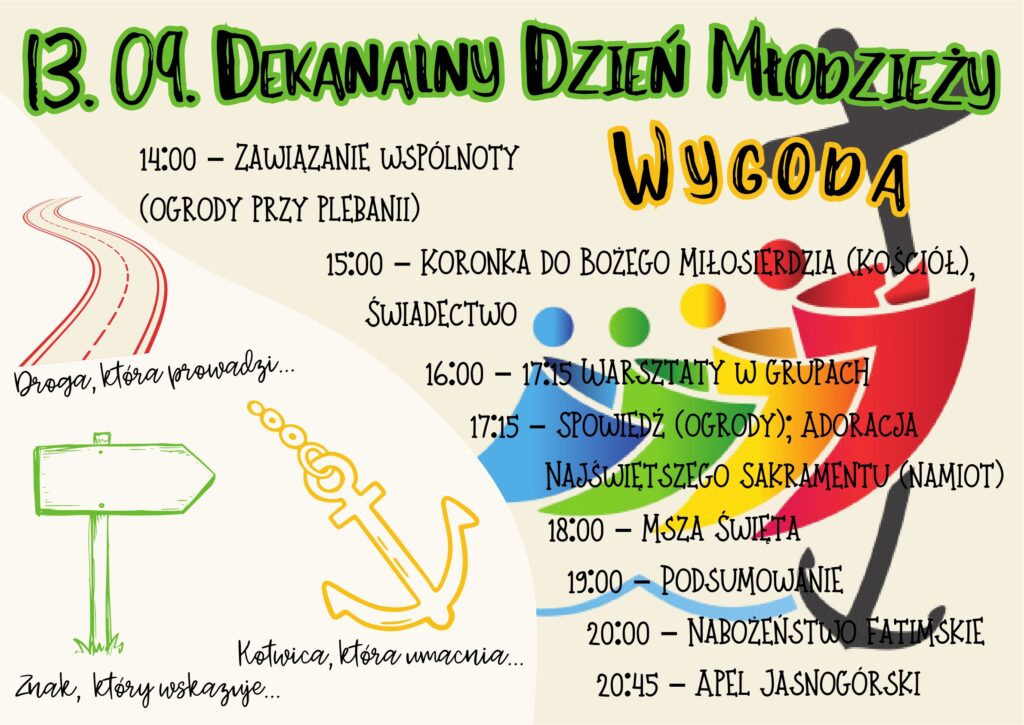 Plakat - Dekanalny dzień młodzieży