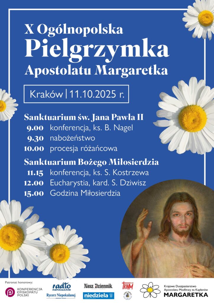 Plakat - X Ogólnopolska Pielgrzymka Apostolatu Margaretka