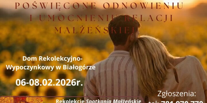 Rekolekcje dla małżonków